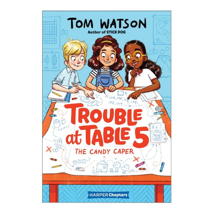 Alternate Image #1 of Trouble at Table 5 Books - Set of 4