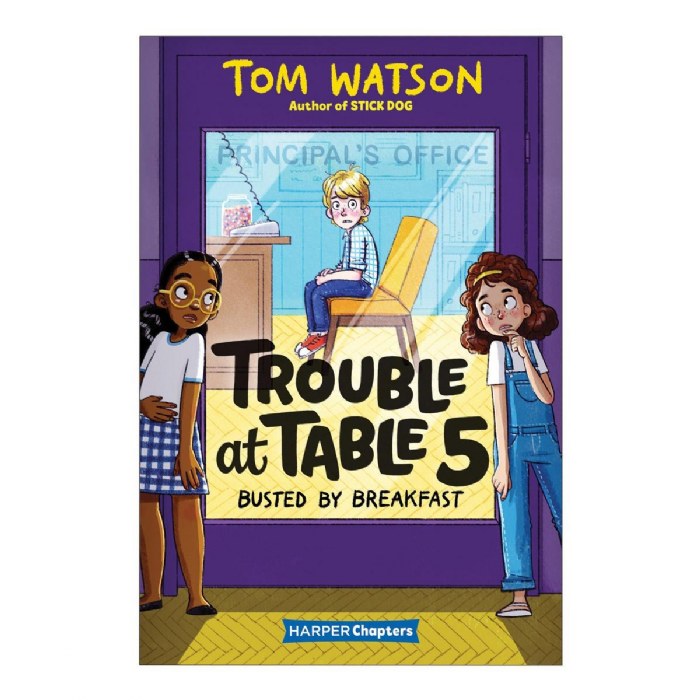 Alternate Image #1 of Trouble at Table 5 Books - Set of 4