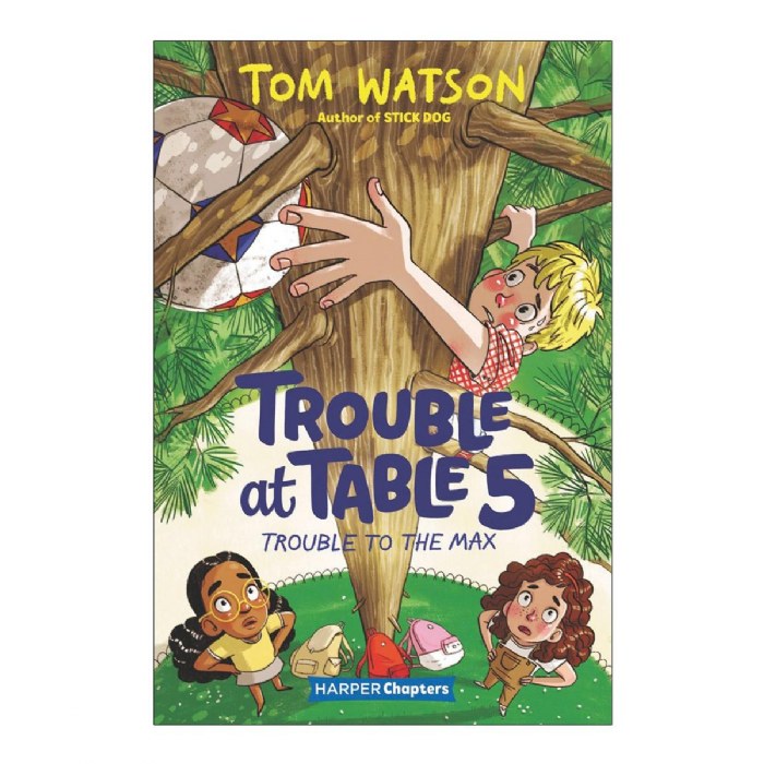 Alternate Image #1 of Trouble at Table 5 Books - Set of 4