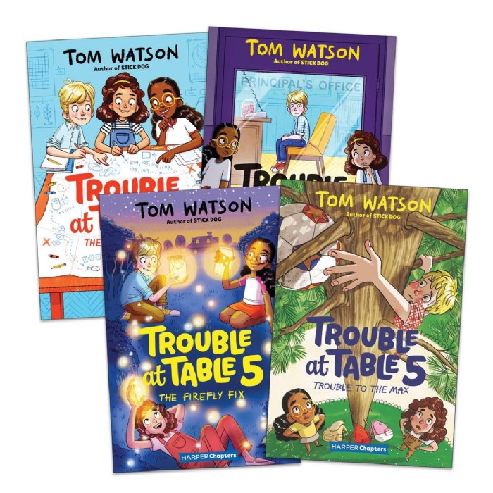 Primary Image of Trouble at Table 5 Books - Set of 4