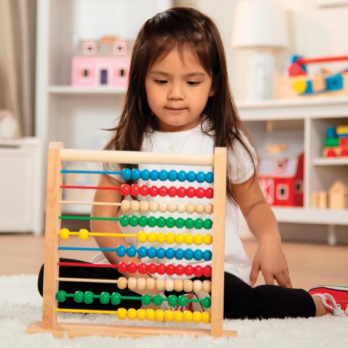 Alternate Image #1 of Wooden Abacus Classic Bead Counting Frame