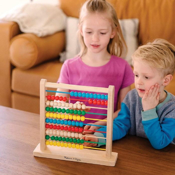 Alternate Image #1 of Wooden Abacus Classic Bead Counting Frame