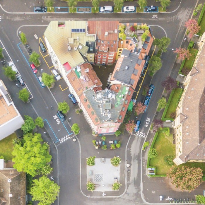 Alternate Image #1 of Cityscapes Flotex&reg; Hygienic Rug - 5' x 3' Rectangle