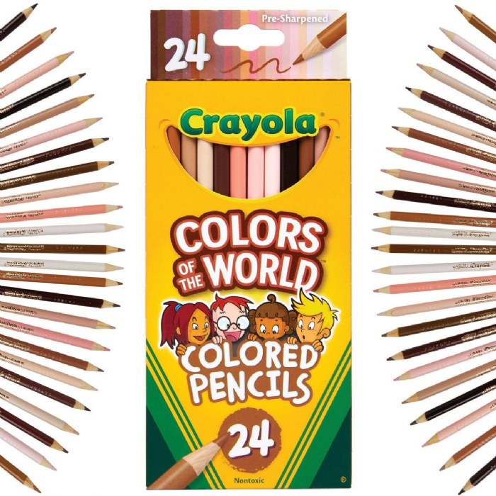 Alternate Image #1 of Crayola&reg; Colors of the World 24-Count Colored Pencils
