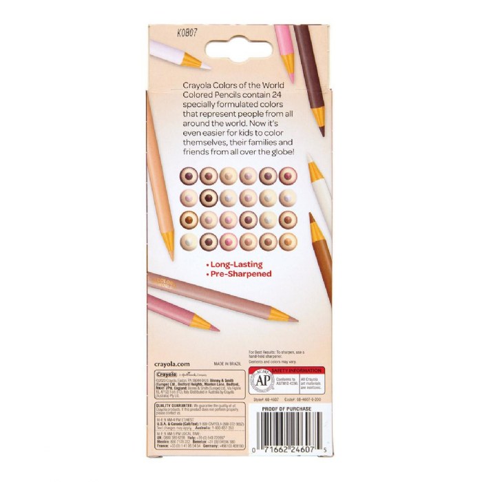 Alternate Image #1 of Crayola&reg; Colors of the World 24-Count Colored Pencils