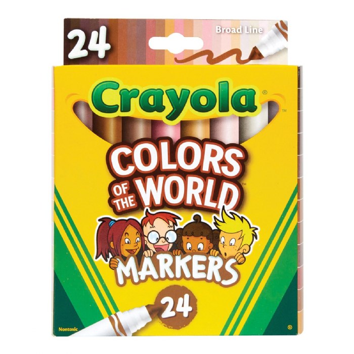 Primary Image of Crayola&reg; Colors of the World Markers - 24