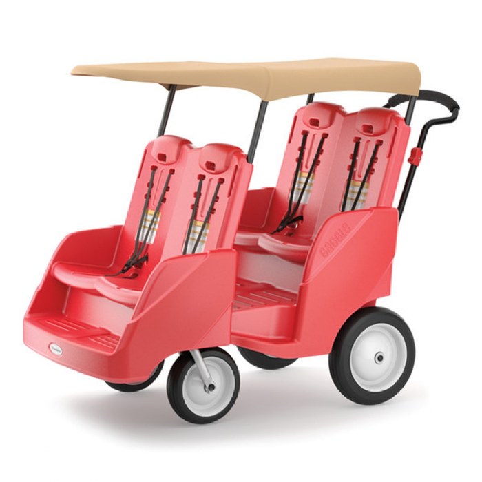 Alternate Image #1 of Gaggle&reg; Parade 4 Child Stroller - Red