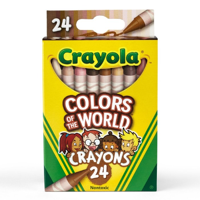 Alternate Image #1 of Crayola&reg; Colors of the World 24-Count Crayons - Set of 4