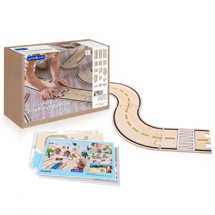 Primary Image of Double-Sided Roadway System - 42 Piece Set