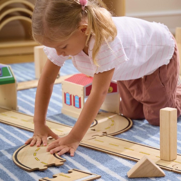 Alternate Image #1 of Double-Sided Roadway System - 42 Piece Set