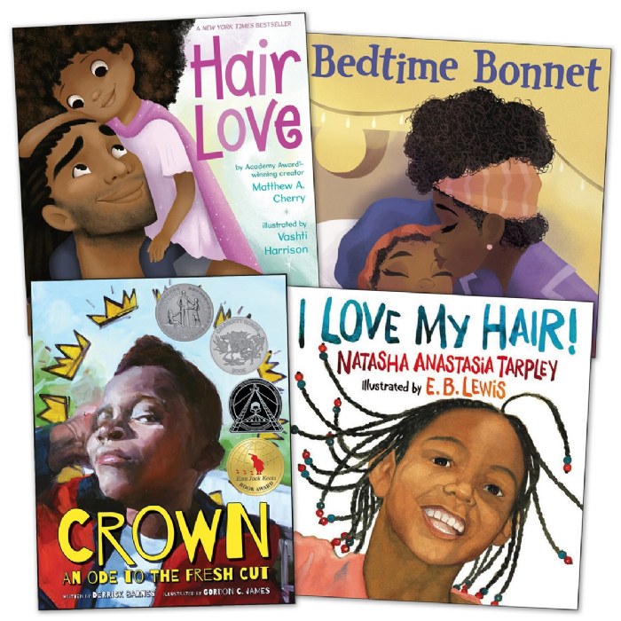 Primary Image of Love Is in the Hair Books - Set of 4