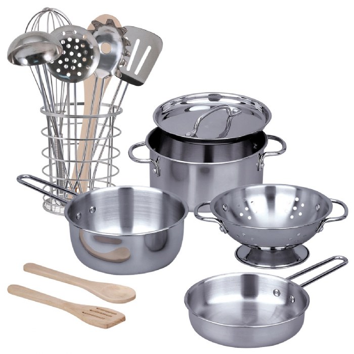 Primary Image of Pretend Play Stainless Steel Kitchen Essentials