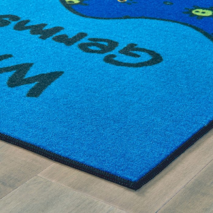 Alternate Image #1 of Wash the Germs Away Health & Safety Carpet - 3' x 4'6" Rectangle