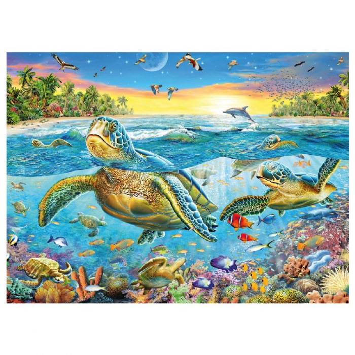Primary Image of Sea Turtle Floor Puzzle - 100 Piece