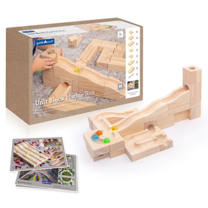 Primary Image of Unit Block Marble Run - 40 Piece Set