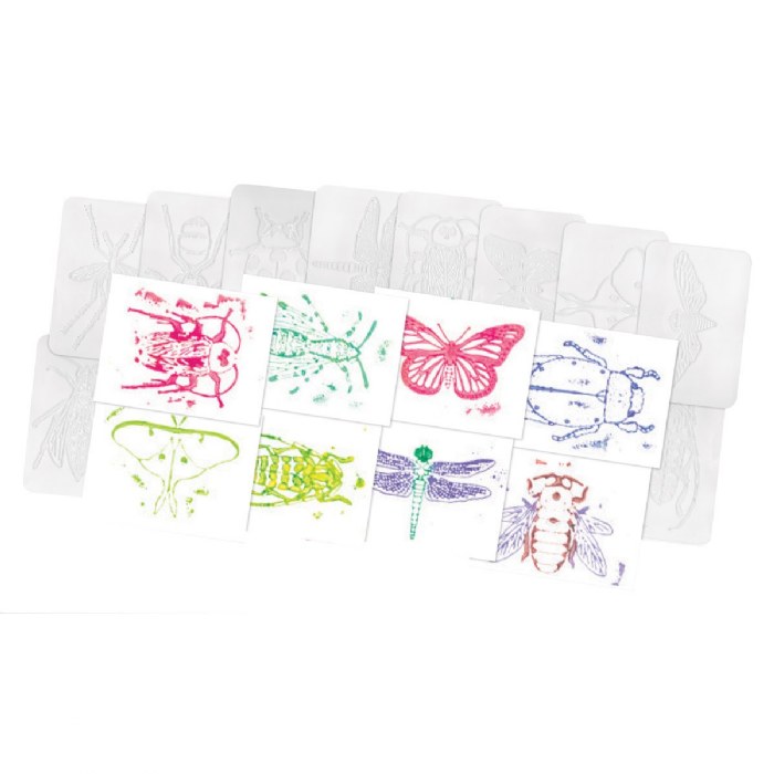 Alternate Image #1 of Insect Rubbing Plates - Set of 16