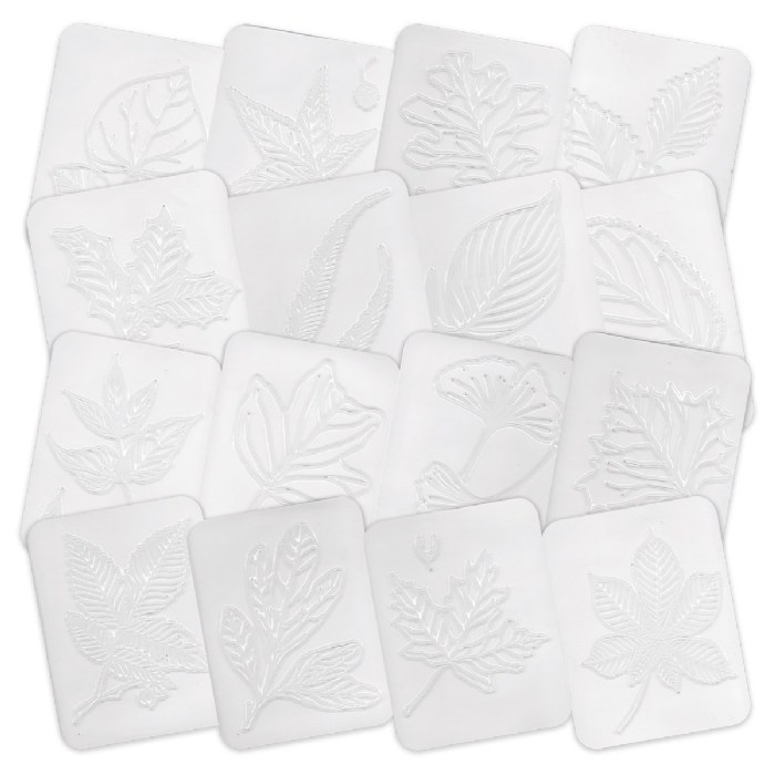 Primary Image of Leaf Rubbing Plates - Set of 16