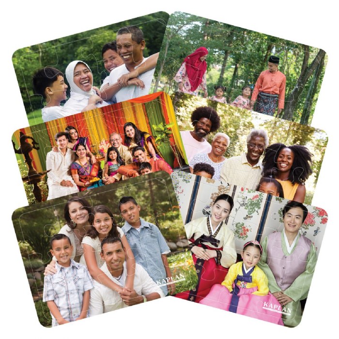Primary Image of Families of the World Puzzles - Set of 6
