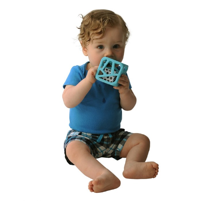 Alternate Image #1 of Chew Cubes&trade; Teether Rattle - Set of 3