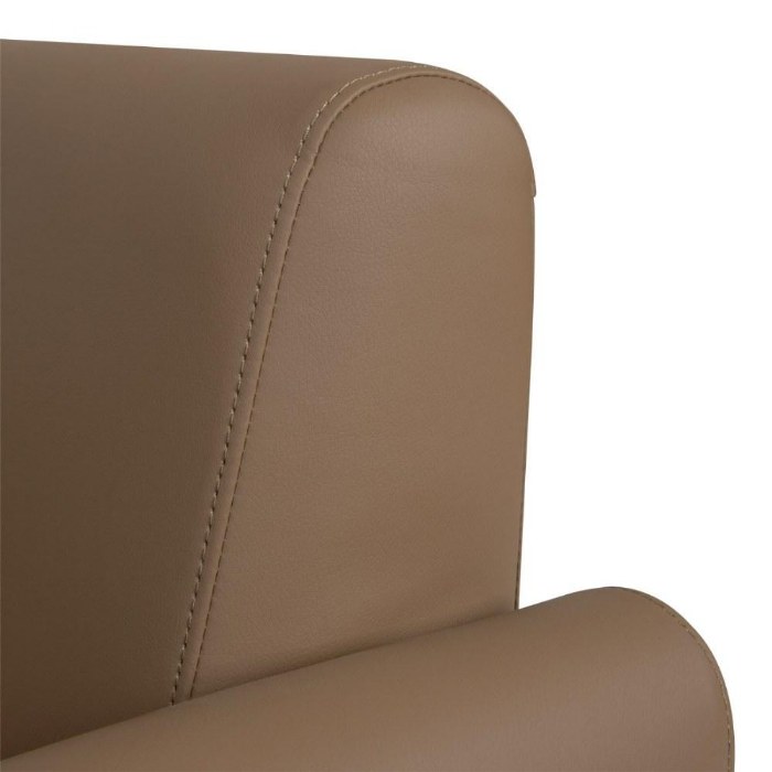 Alternate Image #1 of Toddler Modern Vinyl Couch - Brown