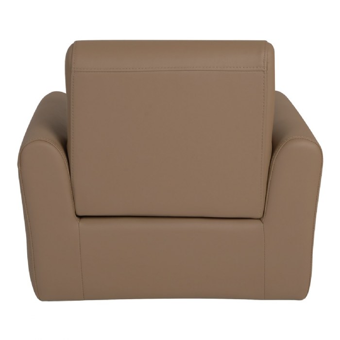 Alternate Image #1 of Toddler Modern Vinyl Chair - Brown