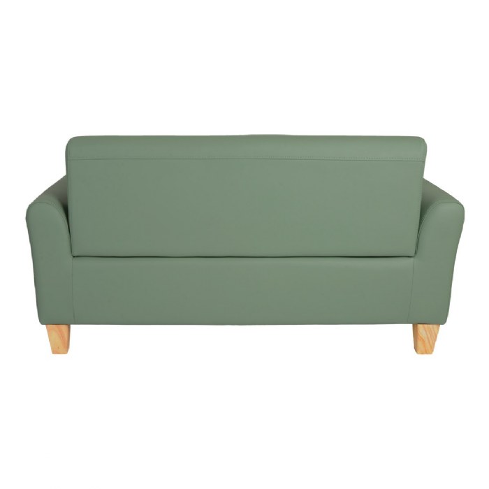Alternate Image #1 of Modern Vinyl Couch - Green