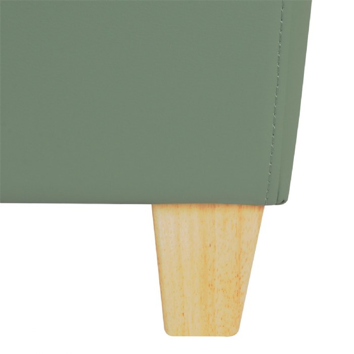 Alternate Image #1 of Modern Vinyl Couch - Green