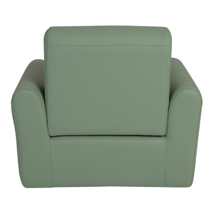 Alternate Image #1 of Toddler Modern Vinyl Chair - Green