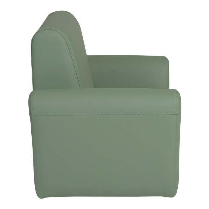 Alternate Image #1 of Toddler Modern Vinyl Chair - Green