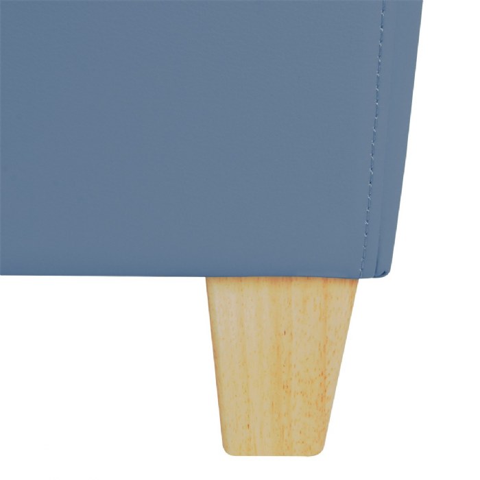 Alternate Image #1 of Modern Vinyl Chair - Blue