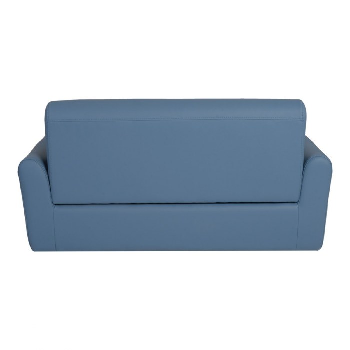 Alternate Image #1 of Toddler Modern Vinyl Couch - Blue