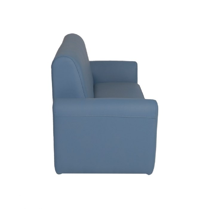 Alternate Image #1 of Toddler Modern Vinyl Couch - Blue