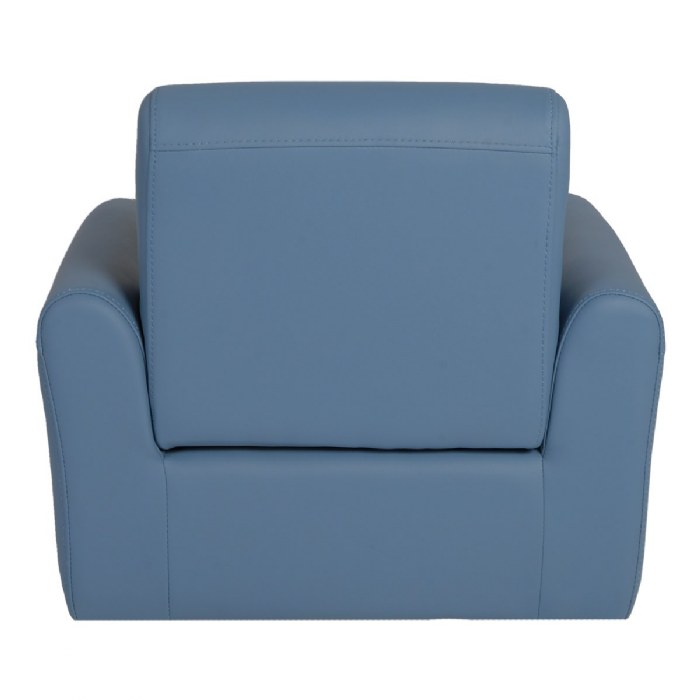 Alternate Image #1 of Toddler Modern Vinyl Chair - Blue