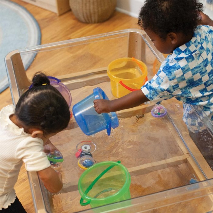 Alternate Image #1 of Translucent Buckets - Set of 6