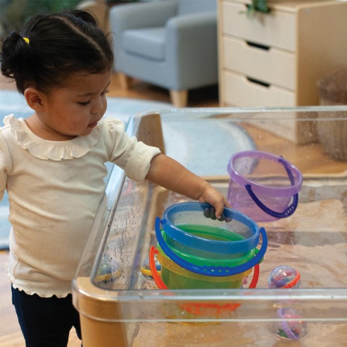 Alternate Image #1 of Translucent Buckets - Set of 6