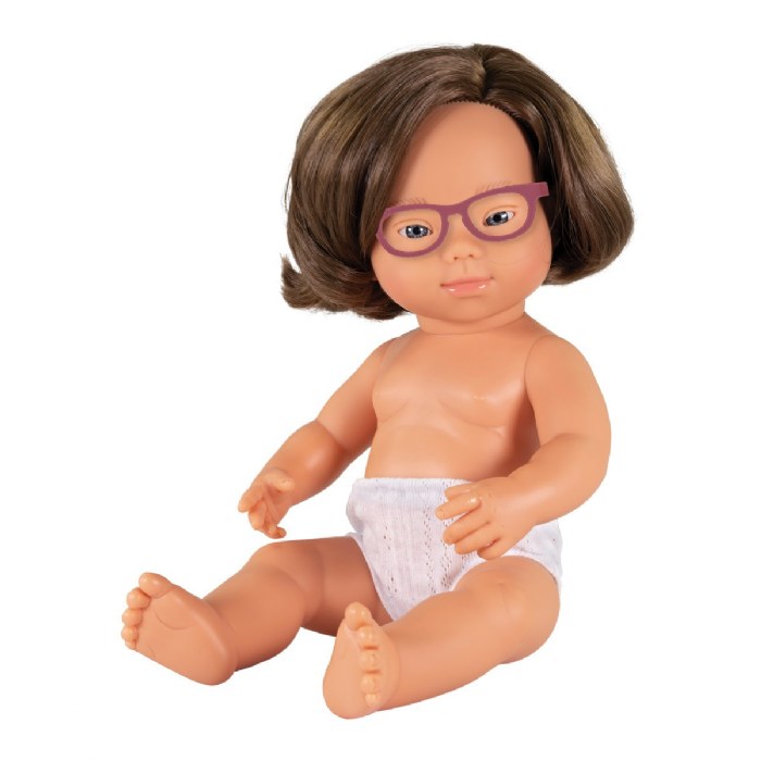 Primary Image of Dolls with Special Needs 15" - Girl with Down Syndrome and Glasses
