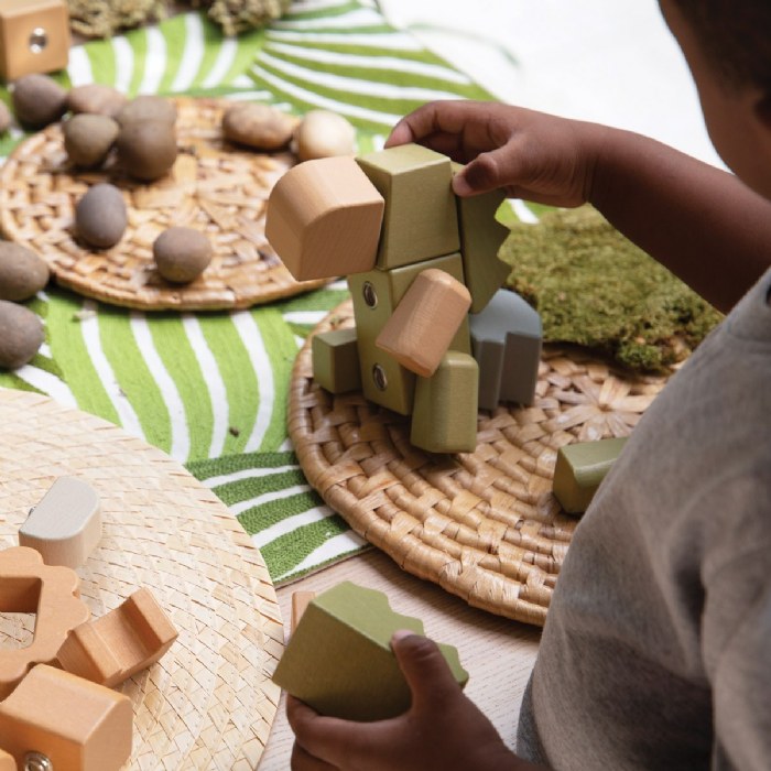 Alternate Image #1 of Snap Block Animals - 33 Pieces