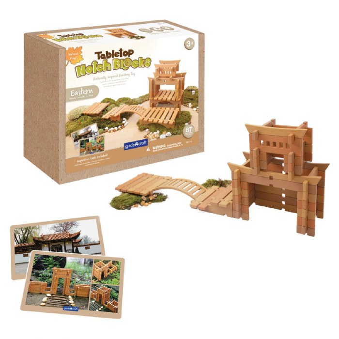 Primary Image of Tabletop Notch Blocks - Eastern 87 Piece Set