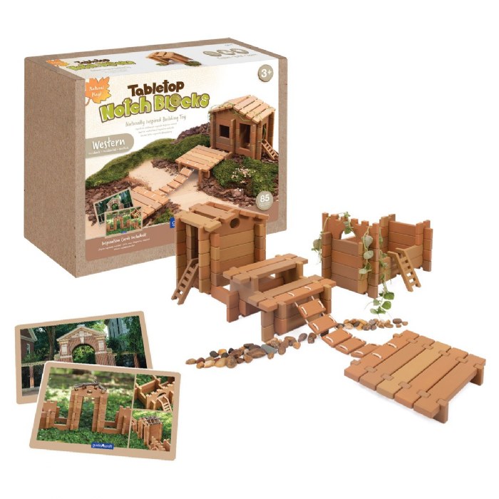 Primary Image of Tabletop Notch Blocks - Western 85 Piece Set