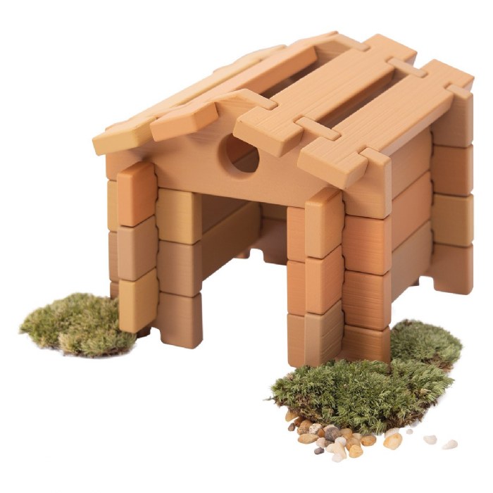 Alternate Image #1 of Tabletop Notch Blocks - Western 85 Piece Set