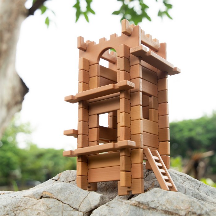 Alternate Image #1 of Tabletop Notch Blocks - Western 85 Piece Set