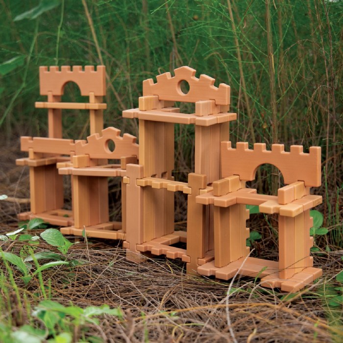 Alternate Image #1 of Tabletop Notch Blocks - Western 85 Piece Set