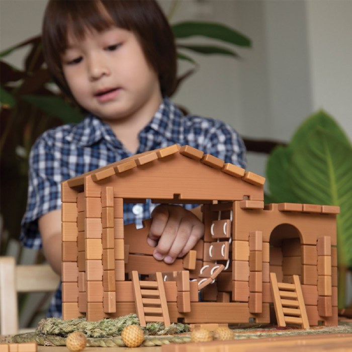 Alternate Image #1 of Tabletop Notch Blocks - Western 85 Piece Set