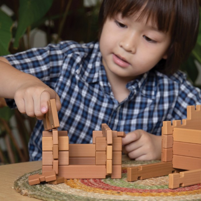 Alternate Image #1 of Tabletop Notch Blocks - Western 85 Piece Set