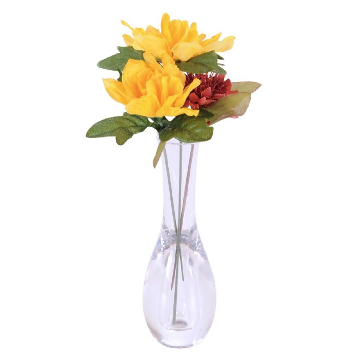 Alternate Image #1 of 7" Clear Acrylic Vase - Single