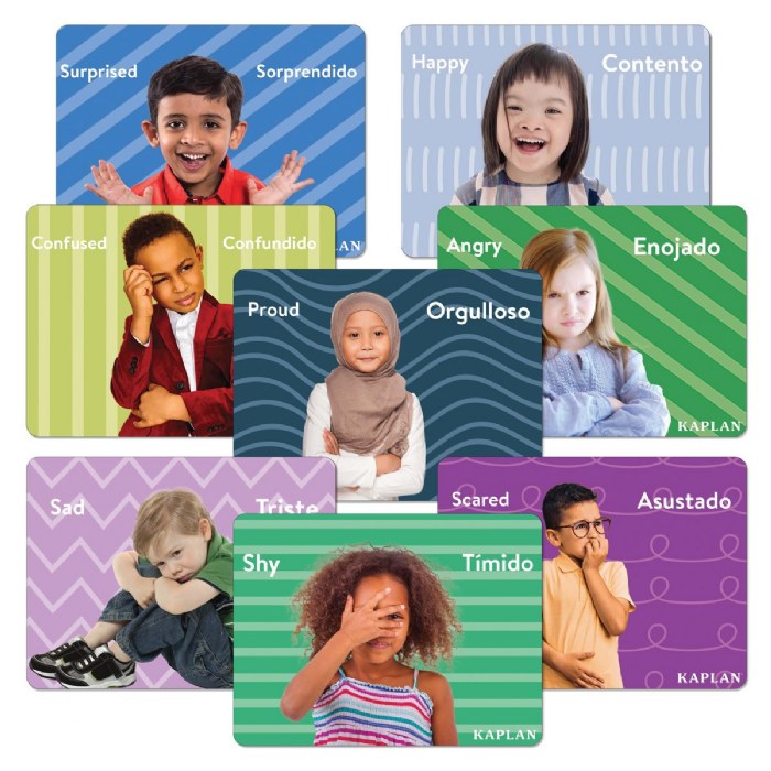 Primary Image of Bilingual Emotion Magnets - Set of 8