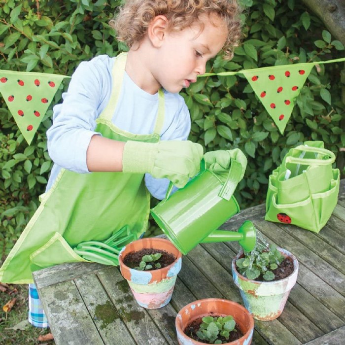 Alternate Image #1 of Kids' Cotton Gardening Gloves