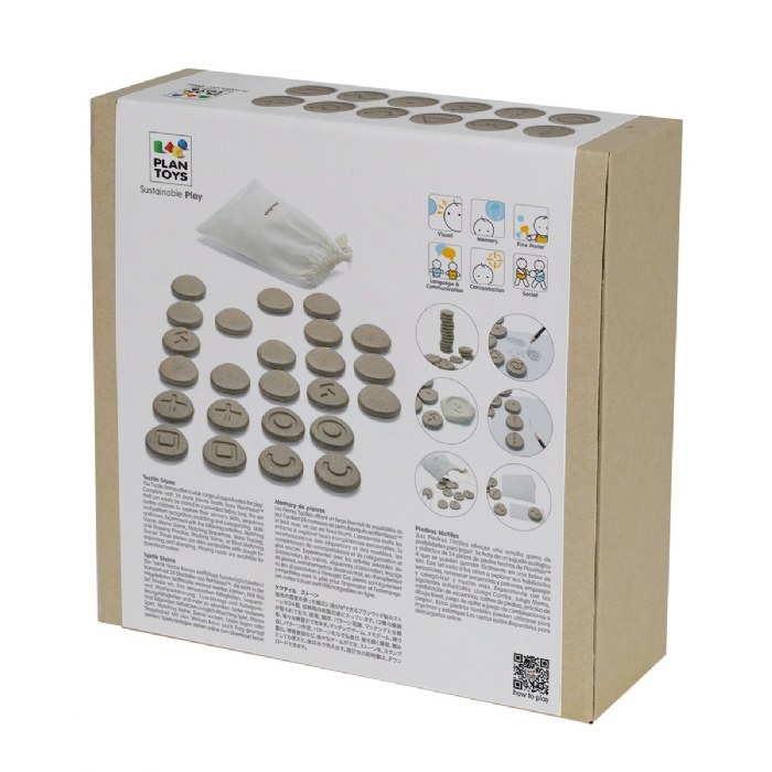 Alternate Image #1 of Eco-Friendly Tactile Matching Stones - 24 Pieces