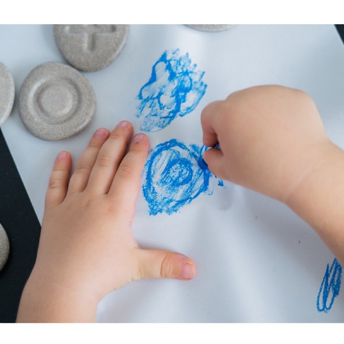 Alternate Image #1 of Eco-Friendly Tactile Matching Stones - 24 Pieces