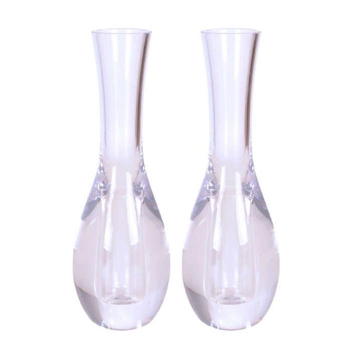 Primary Image of 7" Clear Acrylic Vase - Set of 2
